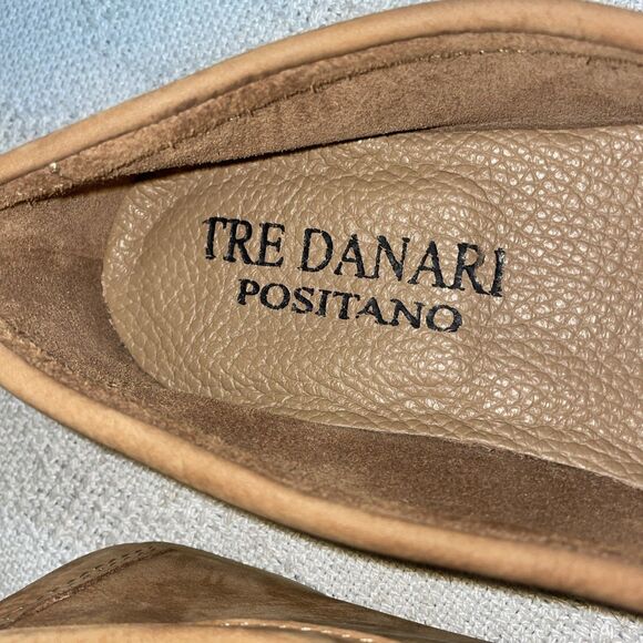 Tre Danari Positano Women’s Casual Shoes Sz  40 U.S. 9 M Brown Leather Going Out - Picture 2 of 12